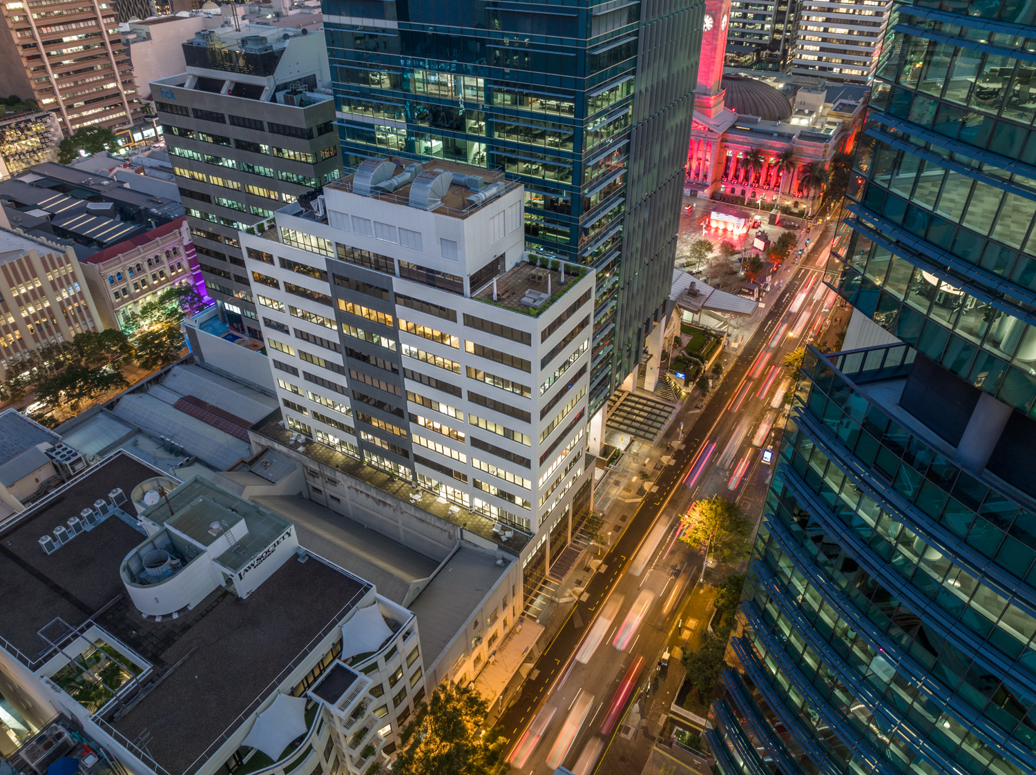 157 Ann St - Dusk Drone - Web -6