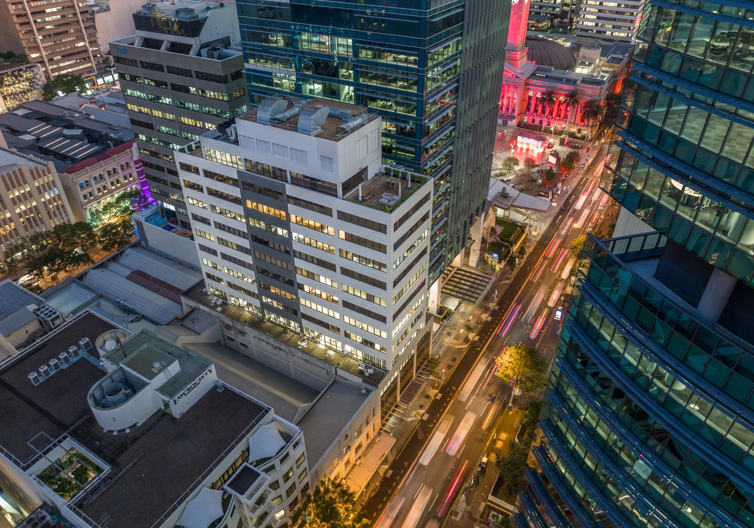 157 Ann St - Dusk Drone - Web -6